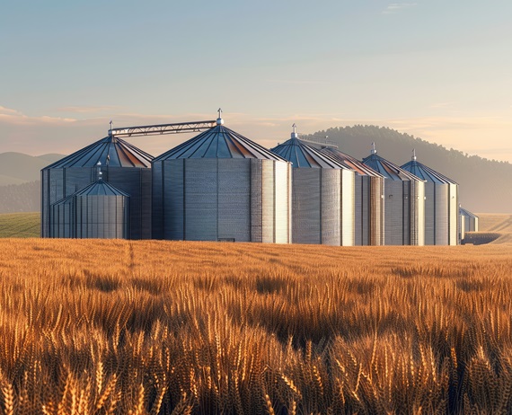 silos-wheat-field-metal-containers-storing-harvested-wheat