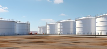 tank farm oil and gas terminal